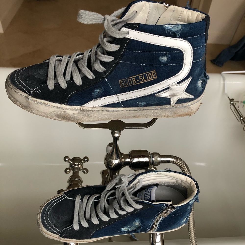 Golden Goose hightop slide GGDB sneakers. 38. New.